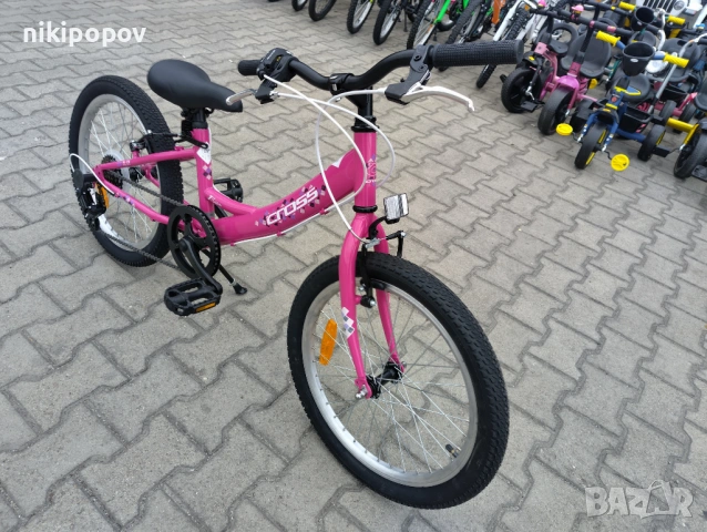 CROSS Велосипед 20" ALISSA розов, снимка 4 - Велосипеди - 53559941
