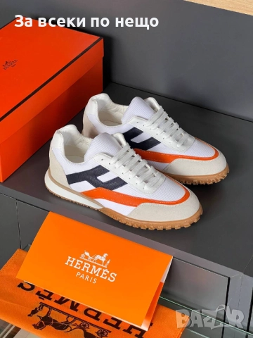 Hermes Мъжки Маратонки👟Мъжки Спортни Обувки Хермес - Налични Различни Цветове Код SK210, снимка 2 - Маратонки - 52591432