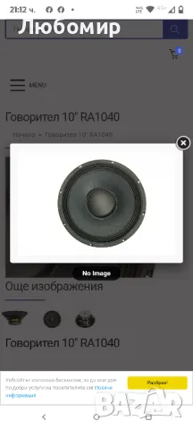 Говорител 10" RA10, снимка 5 - Тонколони - 50181157