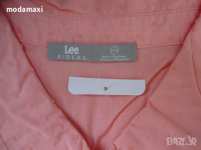 4XL Нова памучна риза Lee , снимка 7 - Ризи - 46435894