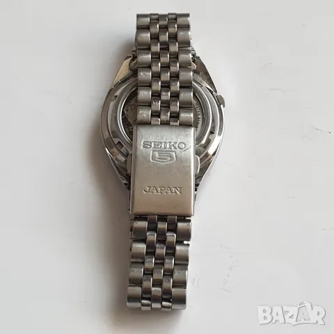 Мъжки часовник Seiko 5 Automatic 21 Jewels, снимка 6 - Антикварни и старинни предмети - 49239016