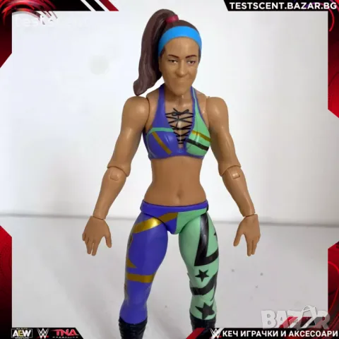 Екшън фигура WWE Bayley Бейли Mattel Basic action figure играчка, снимка 18 - Фигурки - 48736746