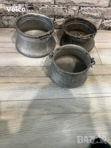 стари медни менчета , снимка 2 - Антикварни и старинни предмети - 53655717