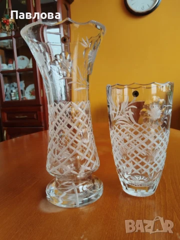 Кристални вази, бижутиера, фруктиера, снимка 2 - Декорация за дома - 50826049