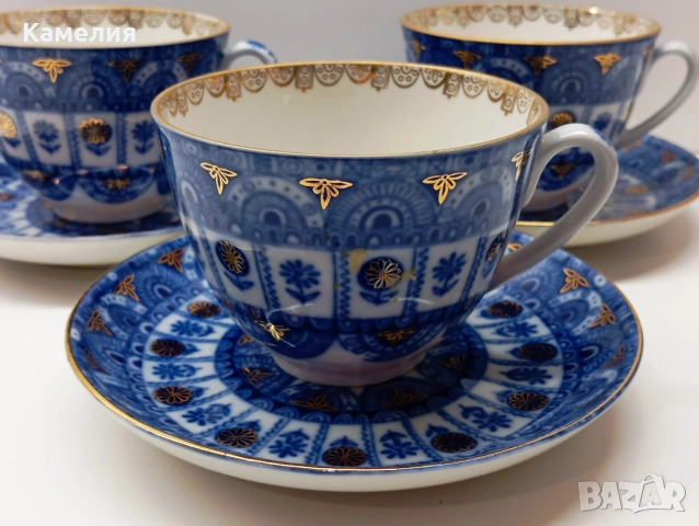 Руски порцелан , снимка 2 - Чаши - 52225633