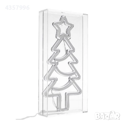 Коледна LED неонова елха с дистанционно, Многоцветна , снимка 4 - Декорация за дома - 52379514