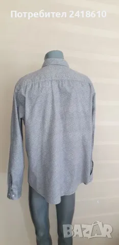 Hugo Boss Rikki Slim Fit Cotton Bamboo Mens Size XL  ОРИГИНАЛ! Мъжка Риза!, снимка 5 - Ризи - 50168662