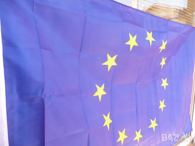 Ново Знаме на Европейски съюз общност Брюксел EU Страсбург Европа, снимка 2 - Декорация за дома - 50108301