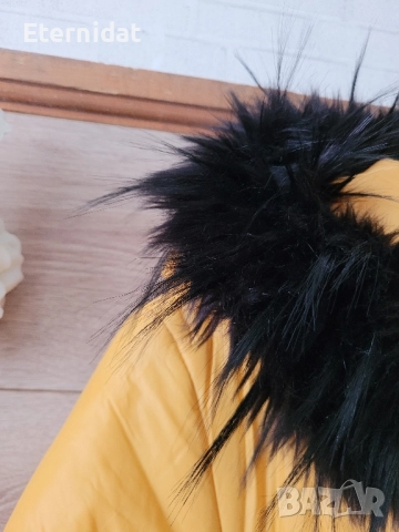 Зимно дълго яке с пъхена качулка Италия , снимка 3 - Якета - 51858101