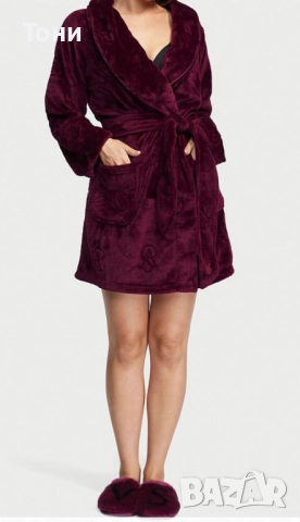 Victoria’s Secret халат нов бордо XS/S идеален за подарък, снимка 2 - Други - 52189820