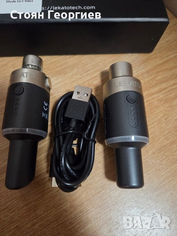 Безжична микрофонна система Lekato MW-1, снимка 3 - Аудиосистеми - 54242051