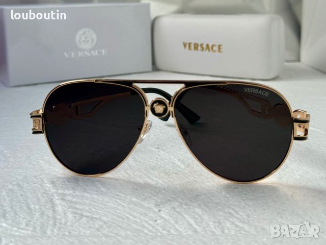 Versace мъжки слънчеви очила авиатор унисекс дамски, снимка 8 - Слънчеви и диоптрични очила - 45584980