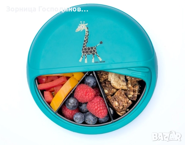 Продавам кутия за снакс Snackdisc 15 см с 5 отделения на фирмата Carl Oscar, снимка 4 - Други - 51435071