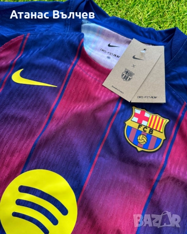Футболна Тениска на Барселона / Barcelona - LAMINE YAMAL номер 10, снимка 2 - Тениски - 52295175