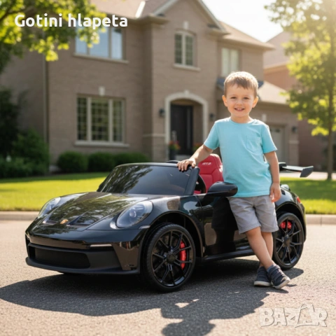Акумулаторна Двуместна КОЛА Porsche 911 2026,GT3,24V14AH, снимка 8 - Детски велосипеди, триколки и коли - 37661761