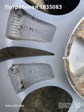 Лети джанти 14ки 4х100 Hyundai + летни гуми 175/60/14 Hankook, снимка 8 - Гуми и джанти - 53707165