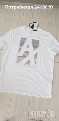 Armani Exchange A/X Organic Cotton Mens Size XL НОВО! ОРИГИНАЛ! Мъжка Тениска!, снимка 9 - Тениски - 51471501