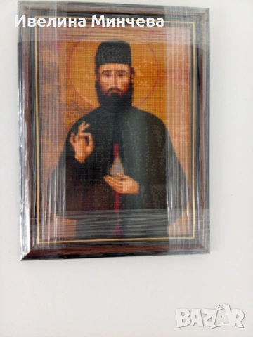 Рамкиран диамантен гоблен на Св.Ефрем Нови