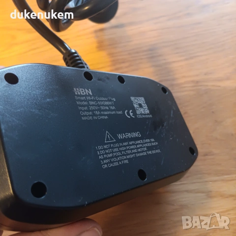 Външен WiFi контакт HBN с 2 независими изхода – Smart, IP54, снимка 10 - Друга електроника - 53121555