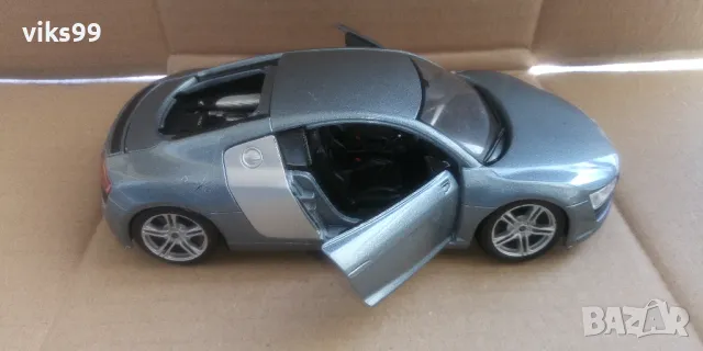 Метална количка Maisto Audi R8 - Мащаб 1:24, снимка 5 - Колекции - 49013393