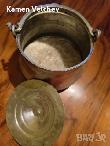 Старо Българско менче с капак..., снимка 1