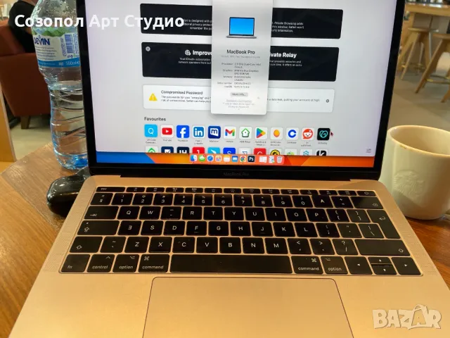 Продавам Mac Book 13 inch Two Tunderbold 3 ports, снимка 2 - Части за лаптопи - 48933260