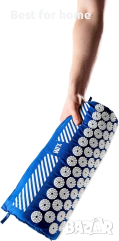 #DoYourFitness постелка за акупресура, включително възглавница и чанта за носене | Идеална за масаж, снимка 7 - Йога - 53658300