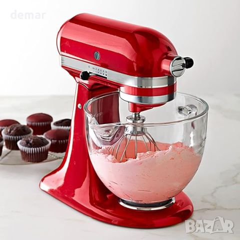 K45WW Приставка за разбиване от неръждаема стомана за стоящ миксер KitchenAid 4,5/5 накланяща глава, снимка 3 - Миксери - 45716739