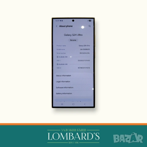 Samsung S24 Ultra Gold 512gb, N: 38187