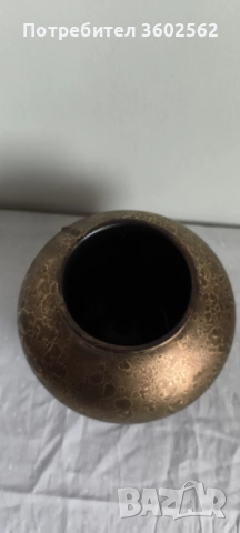 Винтидж немска керамична ваза, снимка 2 - Вази - 52810395