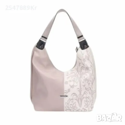 Елегантна дамска чанта с флорални мотиви, снимка 4 - Чанти - 50089503