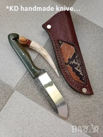 Ръчно изработен ловен нож от марка KD handmade knives ловни ножове, снимка 2 - Ножове - 47017036