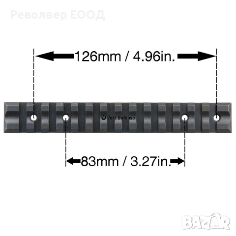 База за монтаж на Tikka T3 Vector Optics SCTIK-01, снимка 5 - Оборудване и аксесоари за оръжия - 45038718