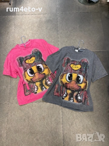 Тениски варен памук , снимка 6 - Тениски - 53610823