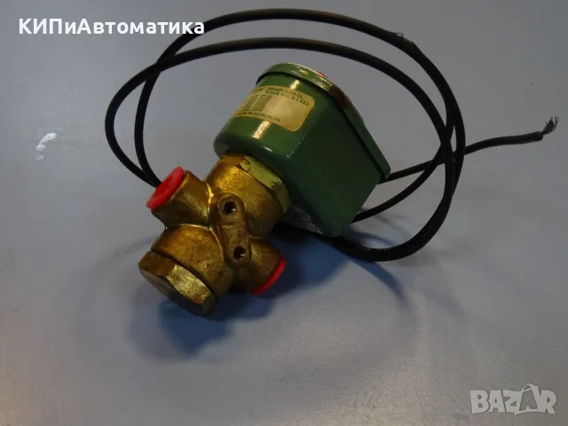 3-пътен ел. магнитен клапан ASCO 8320A33 solenoid valve 16Bar 110VAC, снимка 6 - Резервни части за машини - 49284304