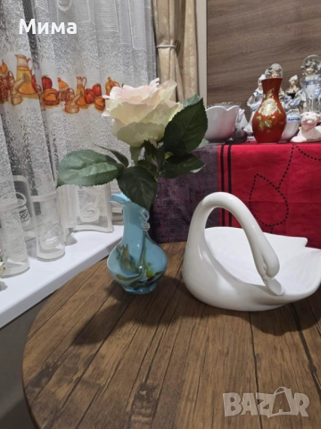 Ваза от мураново стъкло, снимка 2 - Вази - 52507066