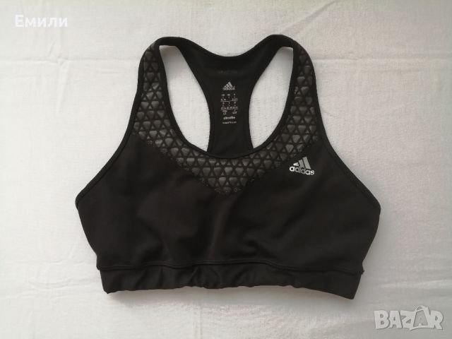 Adidas Climalite Techfit оригинално дамско спортно бюстие р-р L, снимка 1 - Корсети, бюстиета, топове - 46737752