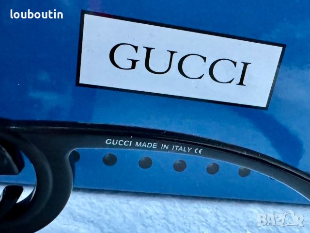 Gucci 2024 дамски слънчеви очила правоъгълни GG1326, снимка 11 - Слънчеви и диоптрични очила - 45571816