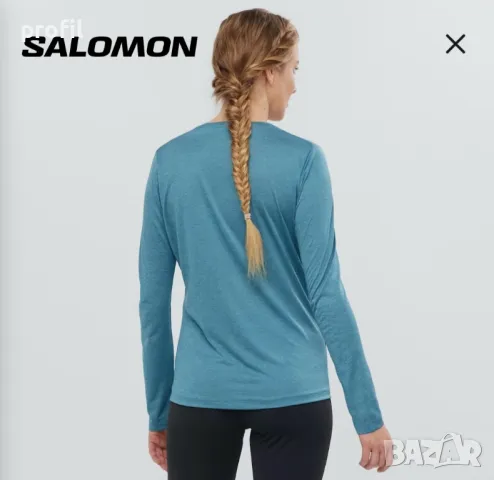 Salomon Agile S дамска блуза, снимка 3 - Блузи с дълъг ръкав и пуловери - 50272101
