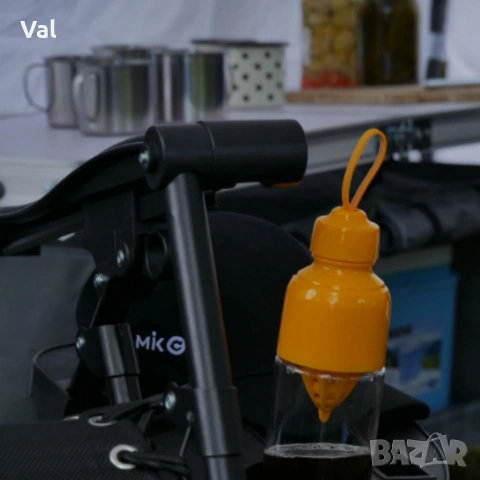 Сгъваем градински шезлонг с възглавница, поставка за напитки и джоб, снимка 4 - Градински мебели, декорация  - 53822012