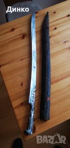 Османски ятаган  19век., снимка 8 - Антикварни и старинни предмети - 50337161