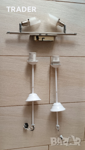 Пендел бял, тръбен,  Е27, 230V  спот насочена светлина двойка , снимка 7 - Други - 33409683