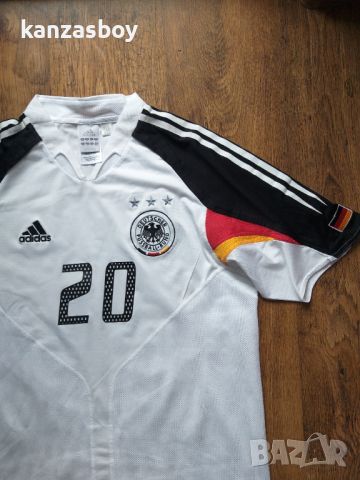 Adidas Germany Football Team 2004/05 Home Jersey - ретро футболна тениска  М, снимка 2 - Тениски - 45638259