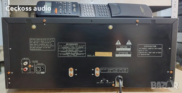 Сд плеър/чейнджър PIONEER PD-F100E с дистанционно , снимка 8 - Ресийвъри, усилватели, смесителни пултове - 53810506