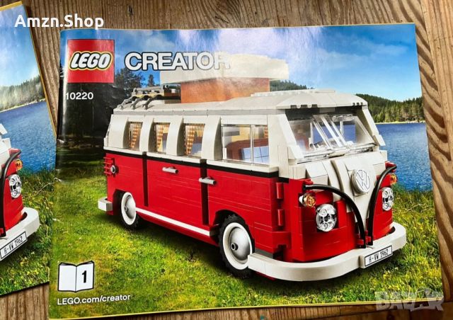 LEGO 10220 Creator Expert Volkswagen T1 Camper Van, снимка 13 - Колекции - 45637221