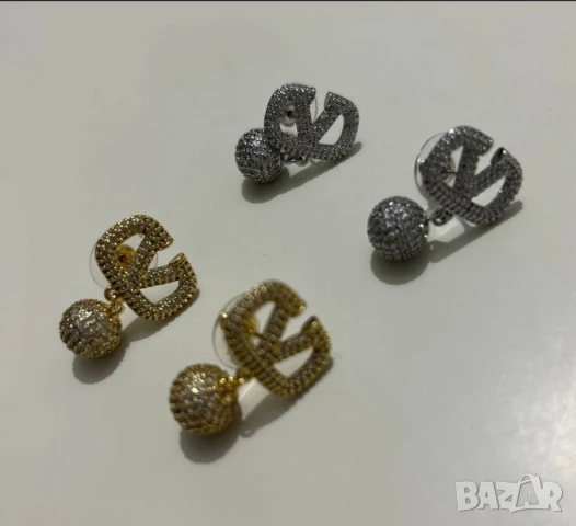 обеци от най-висок клас 
неръждаема стомана
⭐️⚡️ louis vuitton gucci dolce gabbana chanel , снимка 4 - Обеци - 51042242