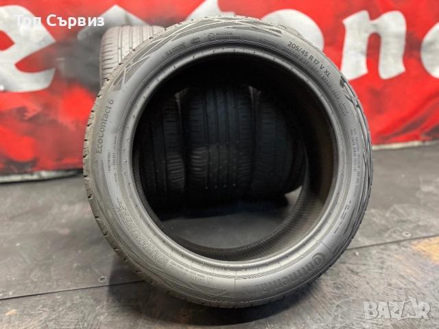 205 45 17, Летни гуми, Continental EcoContact6, 4 броя, снимка 5 - Гуми и джанти - 54160744