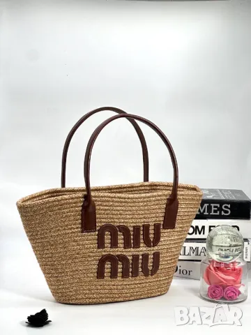 плажни чанти miu miu 43х21см, снимка 14 - Чанти - 50417226