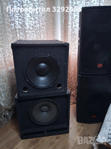 музика 2 15 инча и 2 бас каси и стъпало Behringer Km 1700, снимка 7 - Тонколони - 52659602