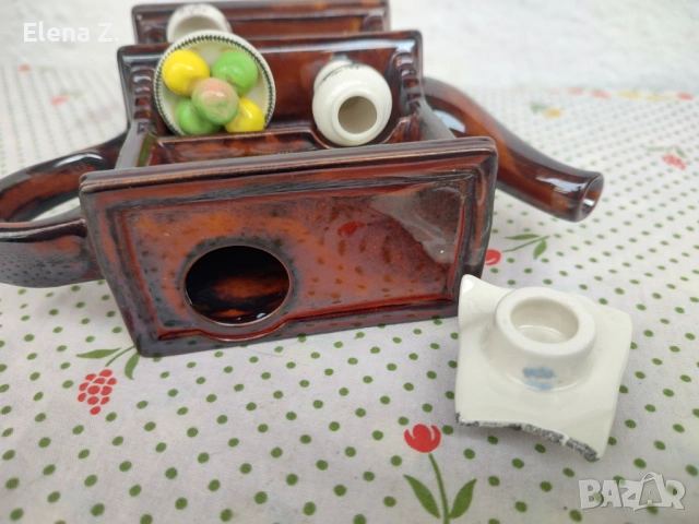 Разкошен малък чайник на Cardew и Portmeirion - шкаф за чинии, снимка 15 - Декорация за дома - 54003308